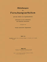 Versuche über die Strömungsvorgänge in erweiterten und verengten Kanälen
