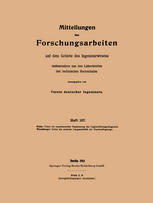 Ueber die experimentelle Bestimmung des Ungleichförmigkeitsgrades. Ueber die statische Längsstabilität der Drachenflugzeuge