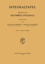 Integraltafel: Zweiter Teil Bestimmte Integrale