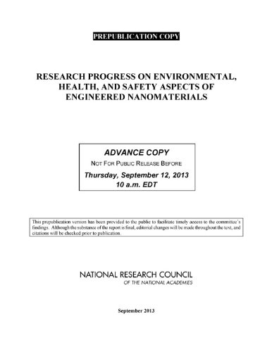 Research Progress on Environmental, Health, and Safety Aspects of Engineered Nanomaterials