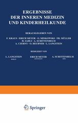 Ergebnisse der Inneren Medizin und Kinderheilkunde: Achtundzwanzigster Band