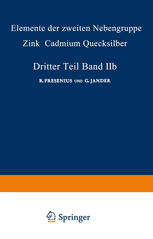 Elemente der Zweiten Nebengruppe: Zink · Cadmium · Quecksilber