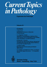 Current Topics in Pathology: Ergebnisse der Pathologie