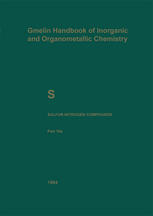 S Sulfur-Nitrogen Compounds: Part 10a: Compounds with Sulfur of Oxidation Number II