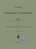 Versuche über die Widerstandsfähigkeit von Kesselwandungen: Heft 3. Untersuchungen über die Formänderungen und die Anstrengung flacher Böden