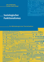 Soziologischer Funktionalismus: Zur Methodologie einer Theorietradition