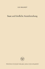 Staat und friedliche Atomforschung