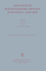 Advances in Magnetosperic Physics with GEOS-1 and ISEE
