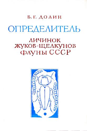 Определитель личинок жуков-щелкунов фауны СССР. Киев, 1978