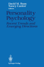 Personality Psychology: Recent Trends and Emerging Directions
