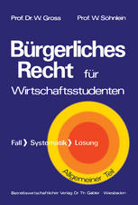 Bürgerliches Recht für Wirtschaftswissenschaftler: Fall · Systematik · Lösung