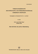 Über die Struktur der positiven Gleitentladung