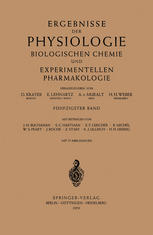 Ergebnisse der Physiologie Biologischen Chemie und Experimentellen Pharmakologie: Fünfzigster Band