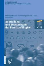 Münsteraner Sachverständigengespräche: Beurteilung und Begutachtung der Berufsunfähigkeit