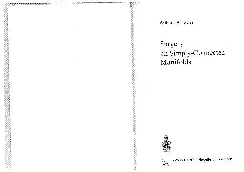 Surgery on simply-connected manifolds
