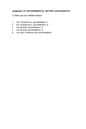The Terrestrial Environment, A