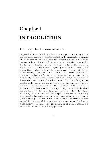 Theory of three-dimensional computer graphics