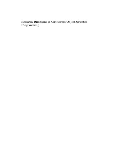 Research Directions in Concurrent Object-Oriented Programming