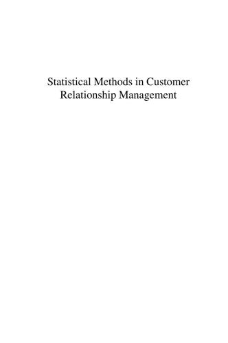 Statistical Methods in Customer Relationship Management