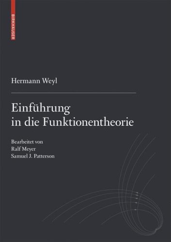 Einführung in die Funktionentheorie
