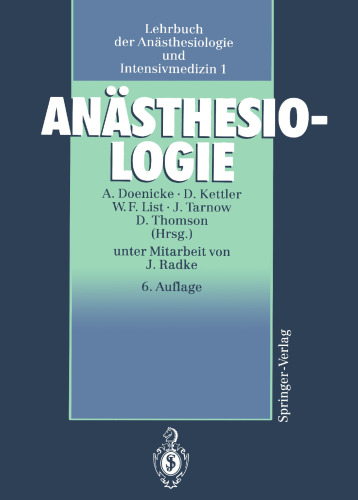 Anästhesiologie