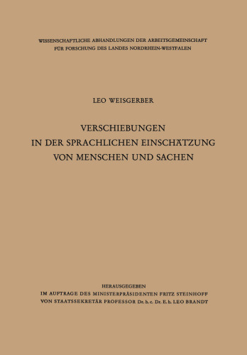 Verschiebungen in der sprachlichen Einschätzung von Menschen und Sachen