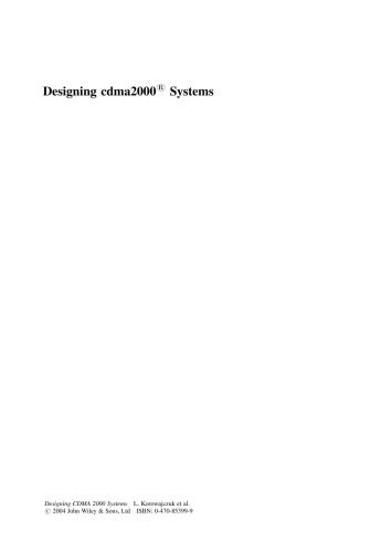 Designing cdma2000 Systems