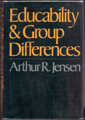 Educability and group differences