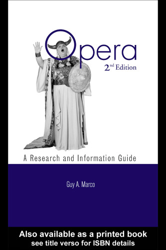 Opera : a research and information guide