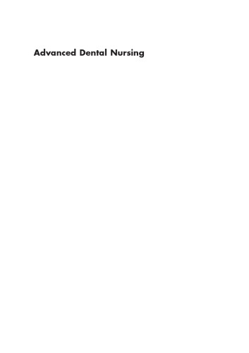 Advanced dental nursing