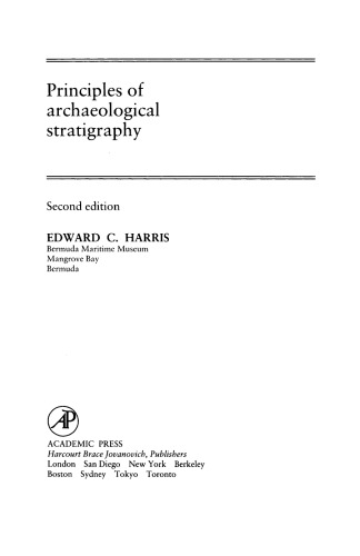 Principles of Archaeological Stratigraphy