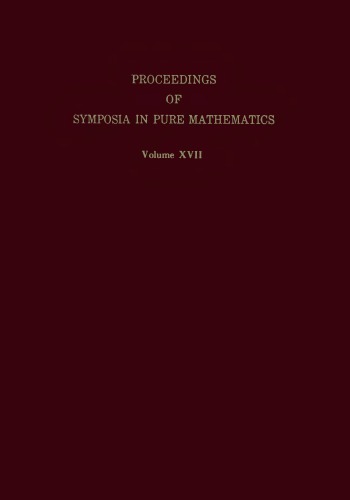Applications of categorical algebra;: [proceedings