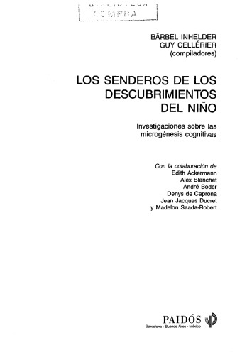 Los Senderos de los Descubrimientos del niño