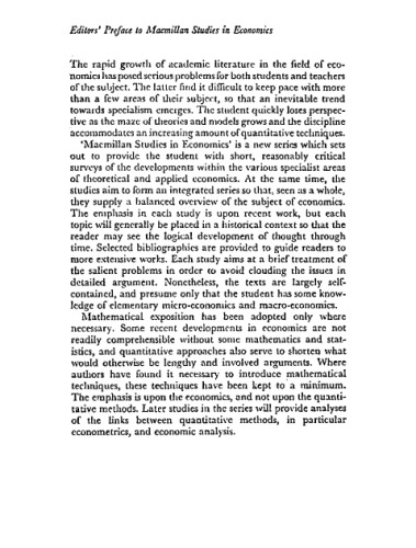 Trade cycles : theory and evidence