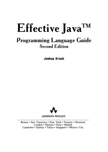 Java. Эффективное программирование