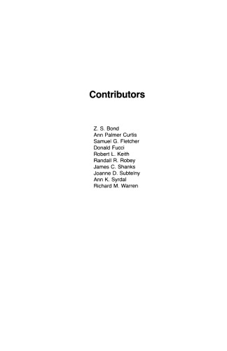 Speech and language : advances in basic research and practice. Volume 9