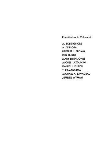 Current topics in cellular regulation Vol. 6