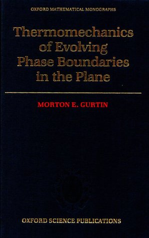 Thermomechanics of evolving phase boundaries in the plane