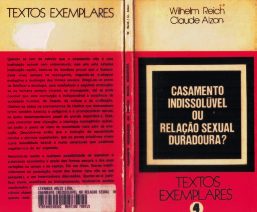 Casamento indissolúvel ou Relação Sexual Duradoura