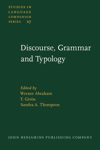 Discourse, Grammar and Typology: Papers in honor of John W.M. Verhaar