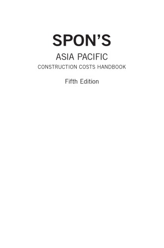 Spon's Asia Pacific Construction Costs Handbook