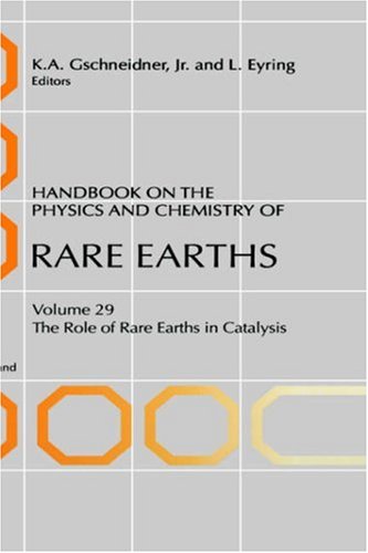 The Role of Rare Earths in Catalysis, Volume Volume 29