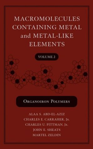 Macromolecules Containing Metal and Metal-Like Elements, Organoiron Polymers