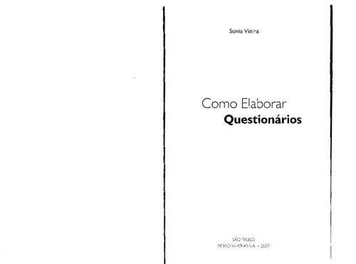 Como elaborar questionários