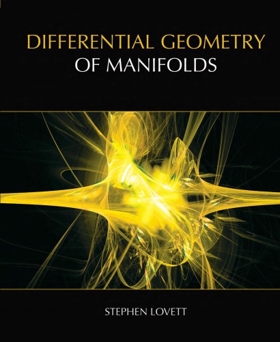 Differential Geometry of Manifolds