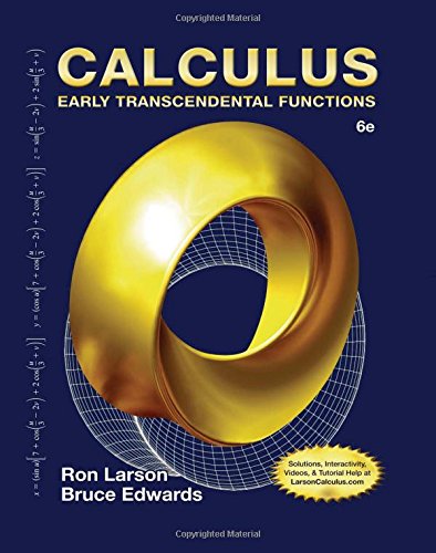 Calculus: Early Transcendental Functions Solutions