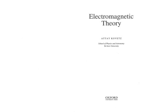 Electromagnetic Theory