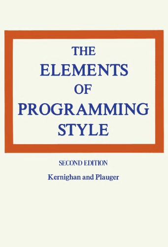 The Elements of Programming Style