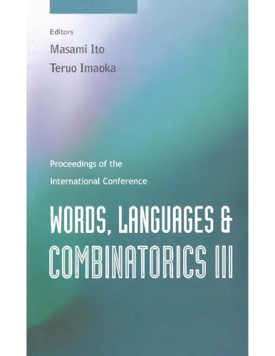 Words, Languages and Combinatorics