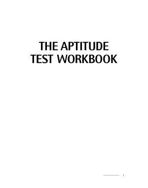 Aptitude Test Workbook Discover Your Potential and Improve Your Career Options with Practice Psychometric Tests